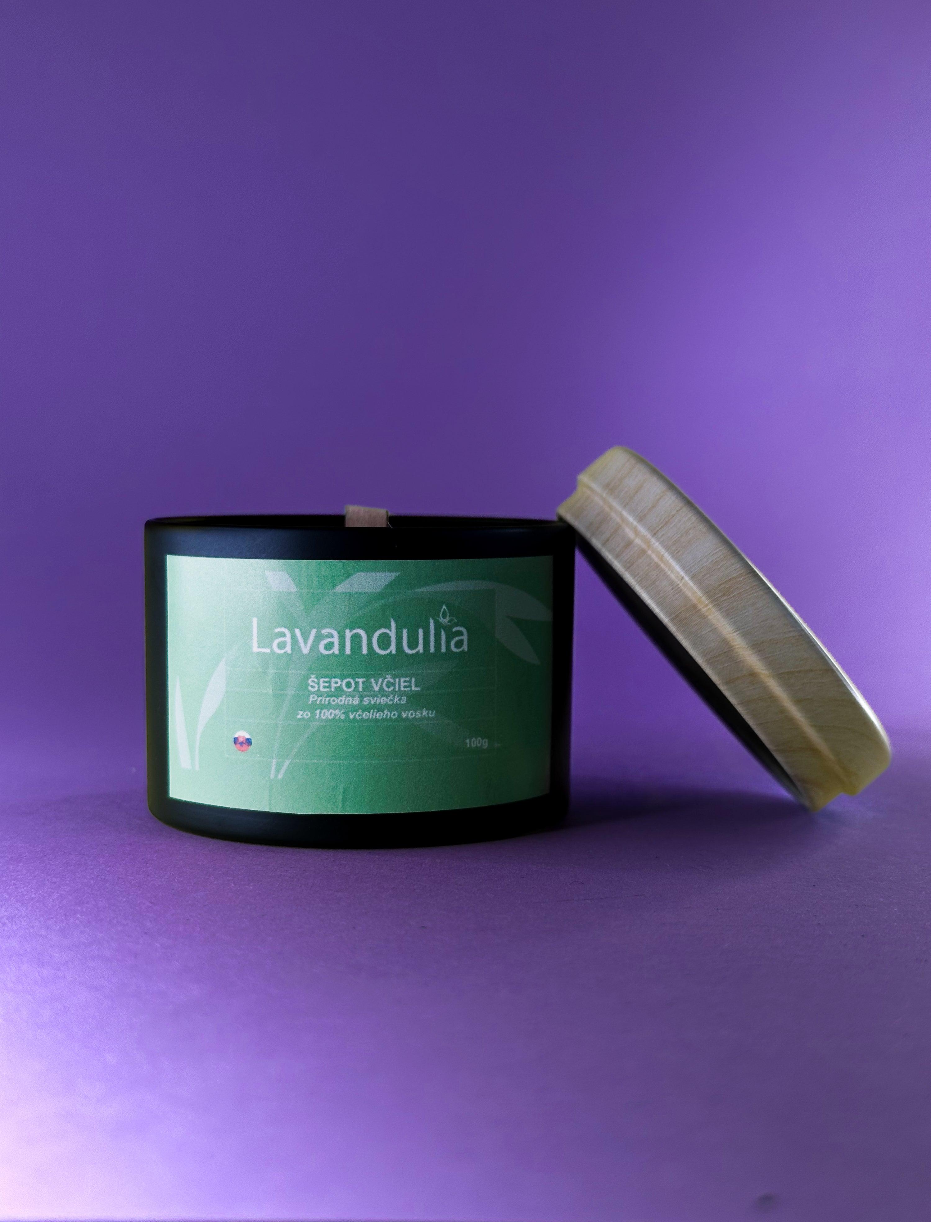 Šepot včel – přírodní svíčka ze 100% včelího vosku